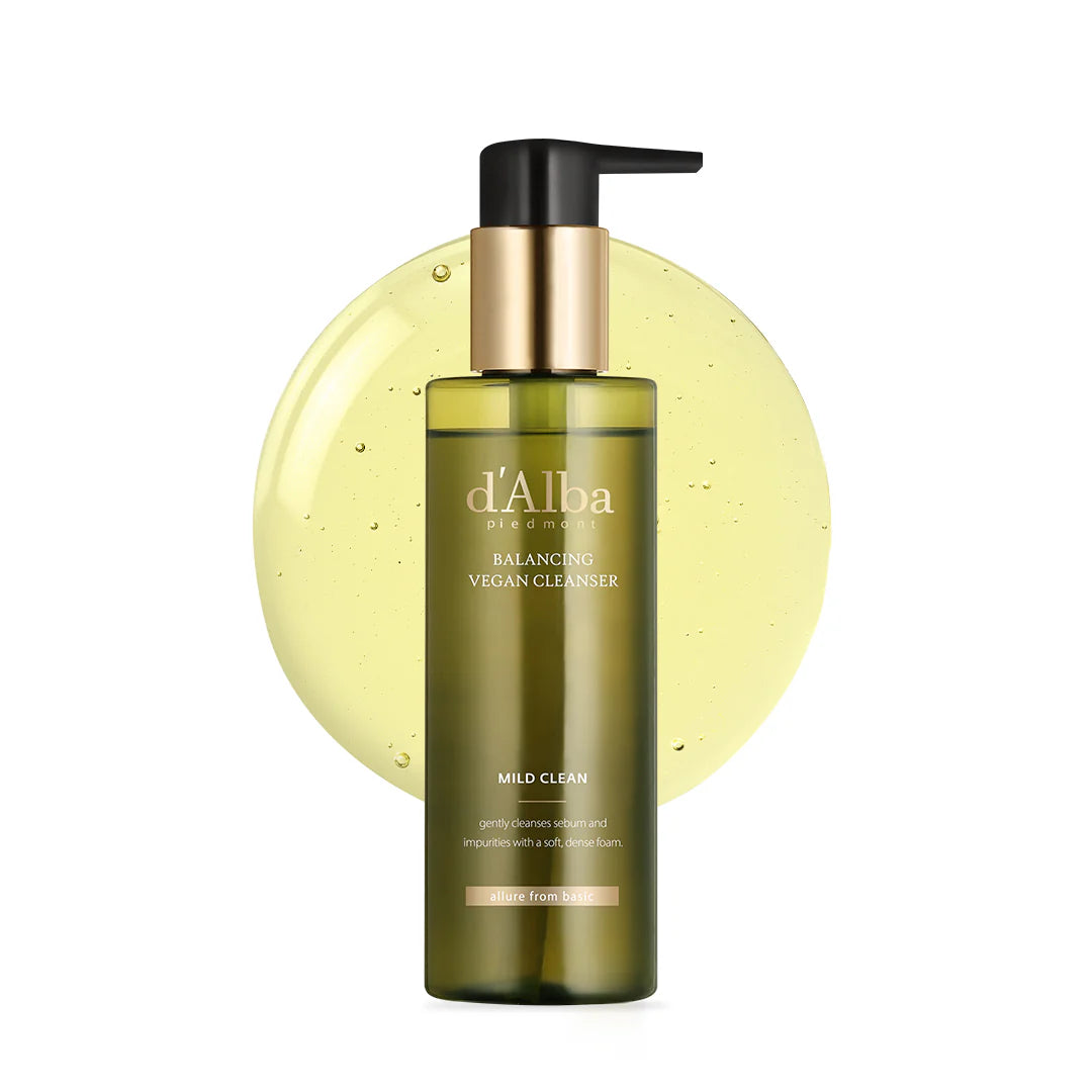 d'Alba mild skin balancing vegan cleanser 200ml